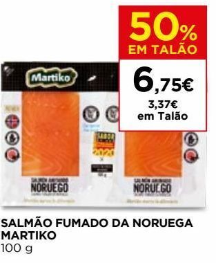 El Corte Inglés Salmão fumado martiko promoção