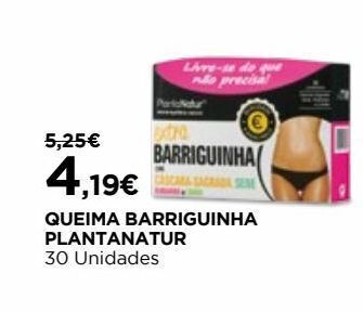 El Corte Inglés Suplementos nutricionais planta natur promoção