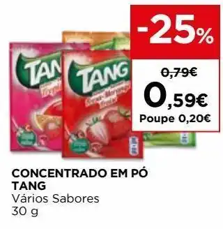 Suco concentrado tang