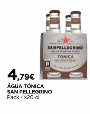 El Corte Inglés Água tônica promoção
