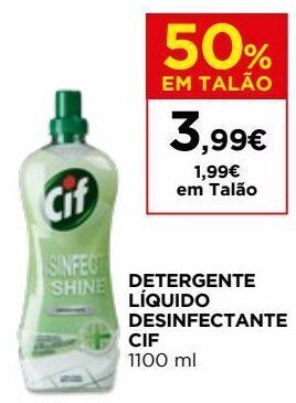 El Corte Inglés Detergente líquido cif promoção