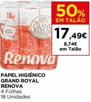 El Corte Inglés Papel higiênico renova promoção