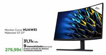 El Corte Inglés Monitor huawei promoção