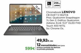 El Corte Inglés Notebook lenovo promoção