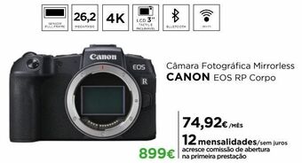 El Corte Inglés Câmera fotográfica canon promoção