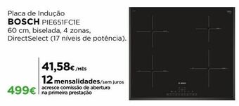 El Corte Inglés Placa de cozinha bosch promoção