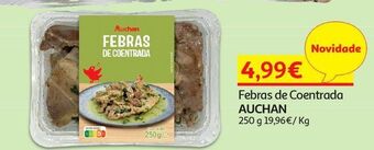 Auchan Febras de coentrada auchan 250g promoção