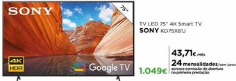 El Corte Inglés Smart tv sony promoção
