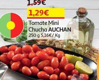 Auchan Tomate mini chucha auchan:produção controlada 250 g promoção