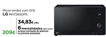 El Corte Inglés Microondas com grill lg promoção