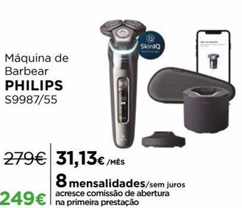 Máquina de barbear eléctrica philips