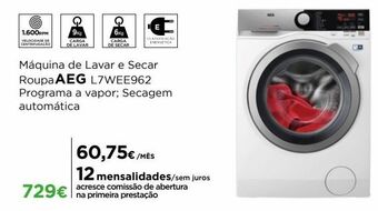 El Corte Inglés Lavadora e secadora aeg promoção