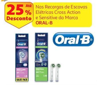 Auchan Recarga escova elect. oral-b promoção