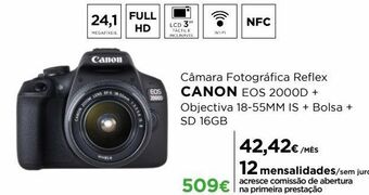 El Corte Inglés Câmera fotográfica canon promoção