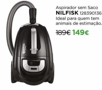El Corte Inglés Aspirador com saco nilfisk promoção