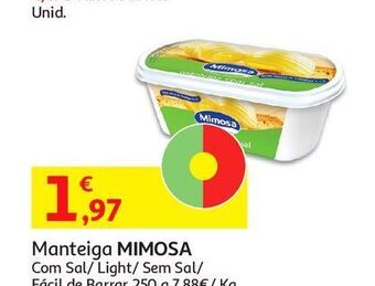 Auchan Manteiga c/sal mimosa promoção
