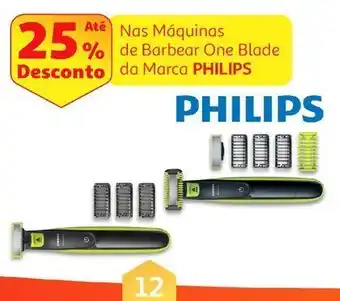 Auchan Máquina barbear philips promoção