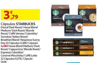 Cápsulas starbucks