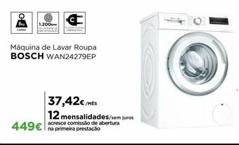 El Corte Inglés Máquina lavar roupa bosch promoção