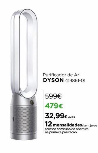 El Corte Inglés Purificador de ar dyson promoção