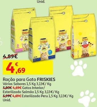 Auchan Ração gato friskies promoção