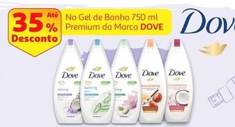 Auchan Gel de banho dove promoção
