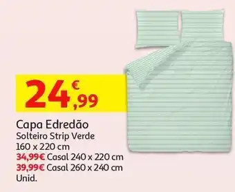 Auchan Capa de edredão casal . promoção