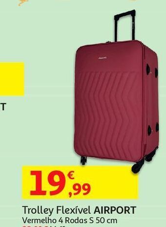 Auchan Trolley flexivel airport promoção