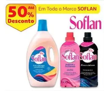 Auchan Det. roupa máq. liquído soflan promoção