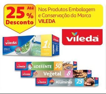 Auchan Sacos de congelação vileda promoção