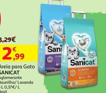 Auchan Areia p/ gatos sanicat promoção
