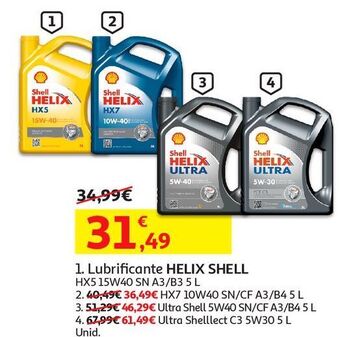 Auchan Lubrificante helix ultra shell promoção