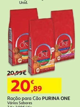 Auchan Ração cão purina one promoção