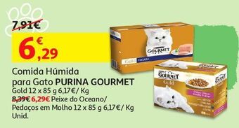 Auchan Comida húm gato gourmet gold promoção