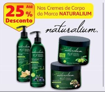 Auchan Creme corpo naturalium promoção