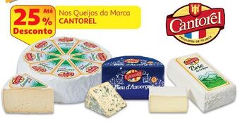 Auchan Queijo brie cantorel promoção
