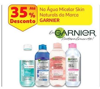 Auchan Água micelar c/leite garnier promoção