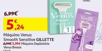 Auchan Máquina depilatória gillette promoção
