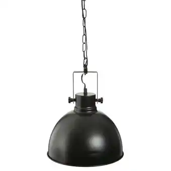 Hôma Candeeiro de teto basalt em metal preto promoção