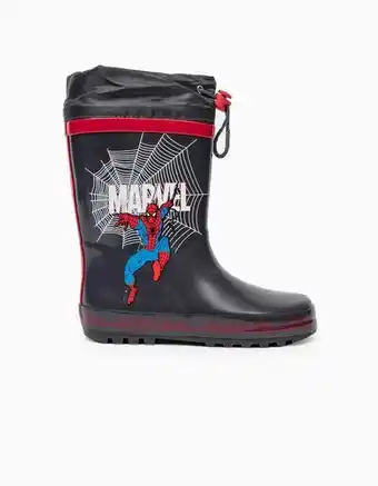 Zippy Galochas de borracha para menino 'spider-man', cinza promoção