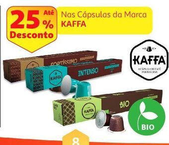 Auchan Cápsulas cafe kaffa promoção