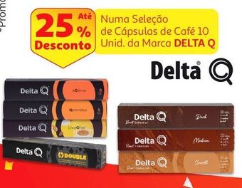 Auchan Cápsulas café delta q promoção