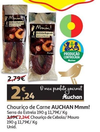 Auchan Chouriço de cebola auchan mmm promoção