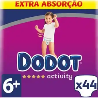 Neomáquina Fralda dodot activity extra t6+ 14+kg 44* promoção