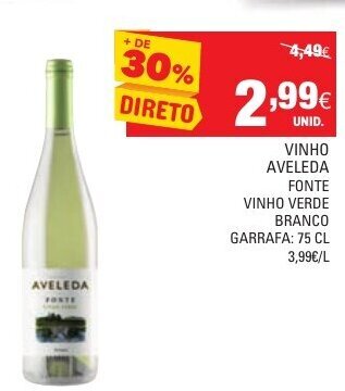 Continente Vinho Aveleda Fonte 75cl promoção