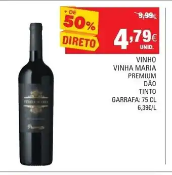 Continente Vinho Vinha Maria Premium Dão Tinto 75cl promoção
