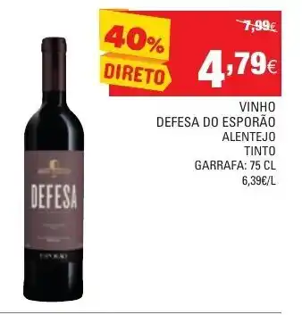 Vinho Defesa de Esporão Alentejo Tinto 75cl