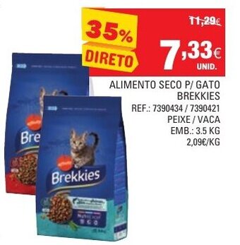 Alimento Seco P/Gato Brekkies 3.5kg