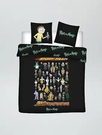 Kiabi Capa de edredão e fronha 'rick e morty' - solteiro promoção