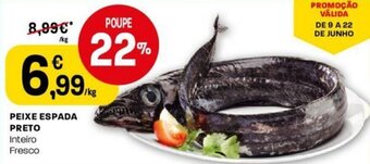 Intermarché Peixe Espada Preto 1kg promoção